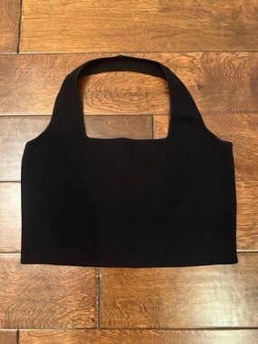 The Drop Cropped Halter Top